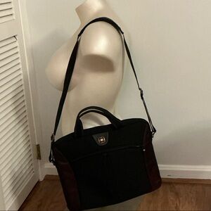 Swiss Gear Black and Brown Laptop Bag